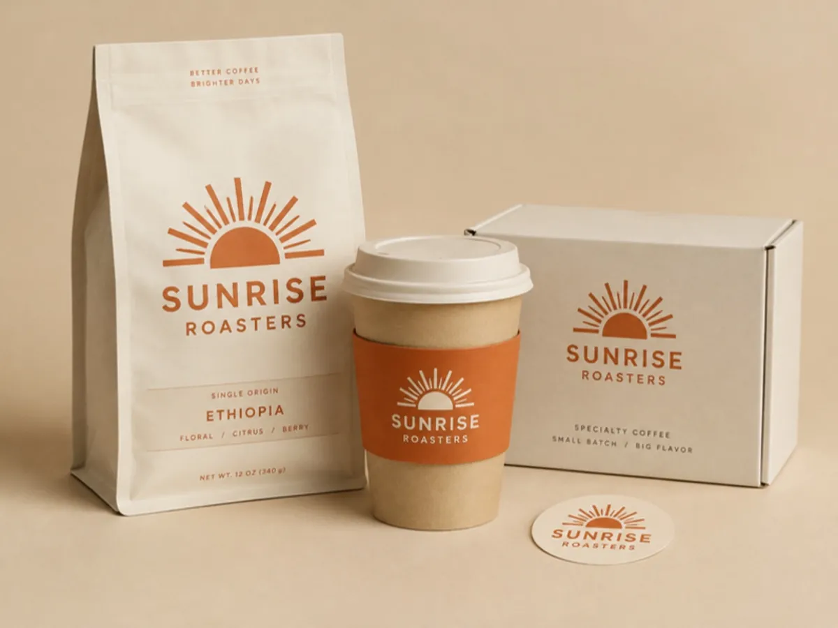 Sunrise Roasters concept packaging
